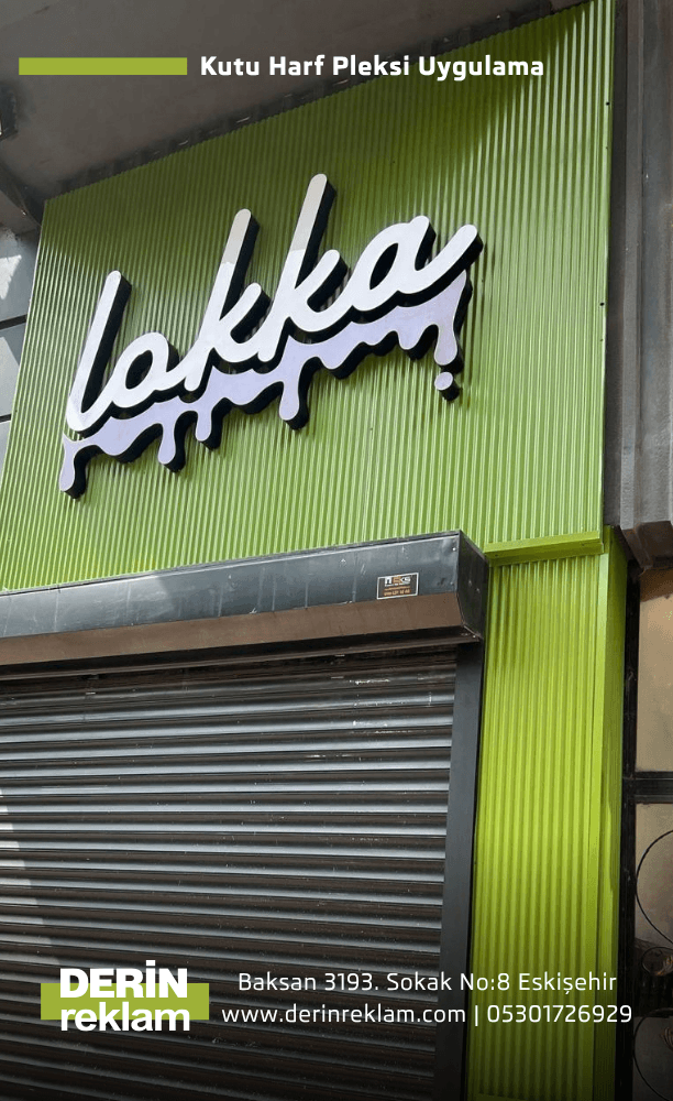 kutu harf pleksi tabela eskişehir